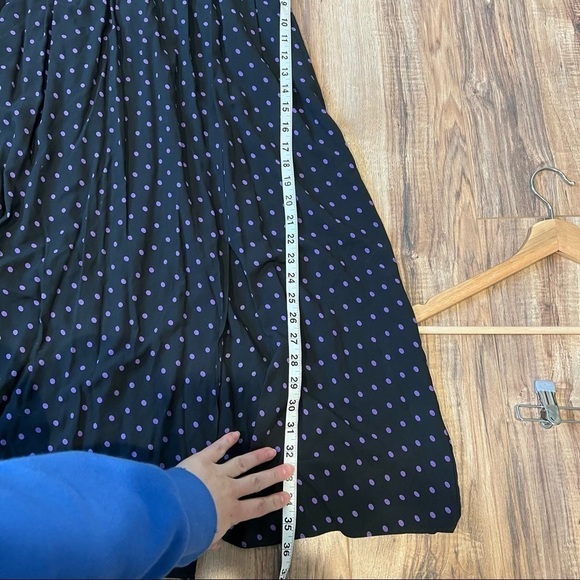 Madewell Faux-Wrap Midi Dress in Polka Dot - Picture 12 of 16